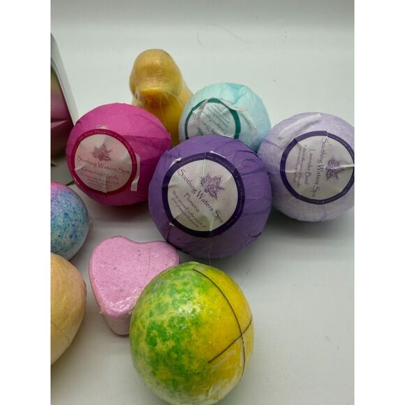 Bath bomb with candle gift set - Picture 2 of 3